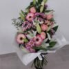 Buchet funerar cu Gerbera și crin