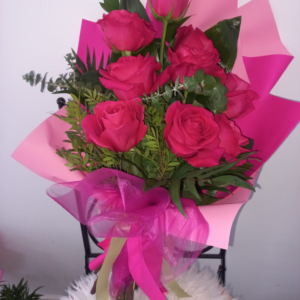Buchet 9 trandafiri Pinkfloyd