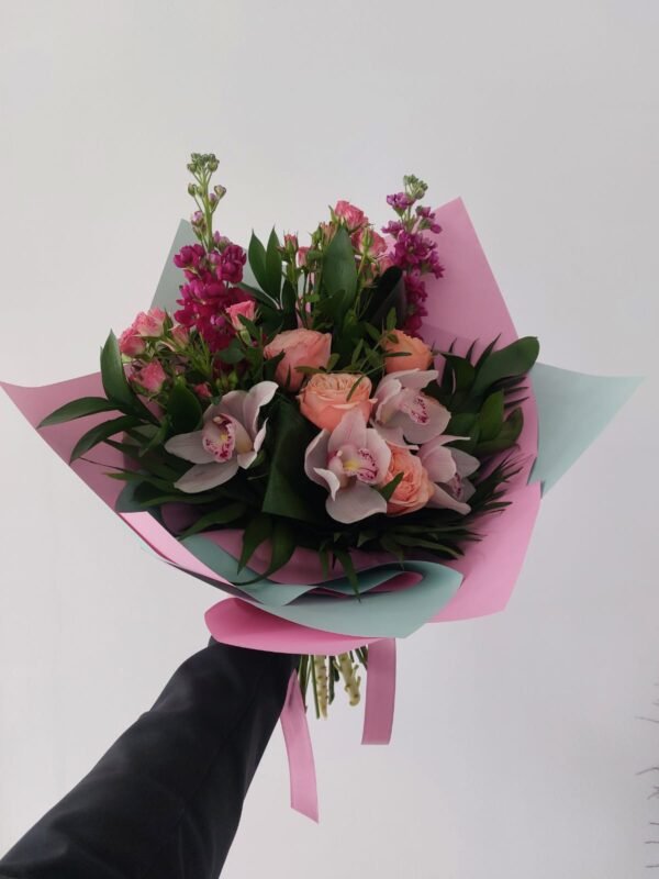 Buchet Pink Pastel - imagine 2