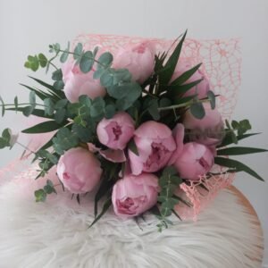 Buchet bujori roz