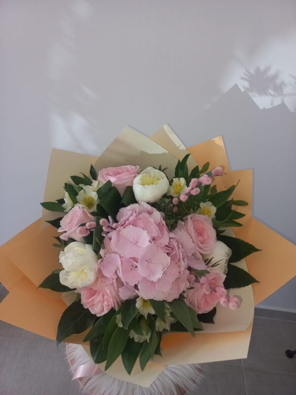 Buchet Pink Peony - imagine 2