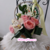 Coșuleț cu trandafiri și cymbidium - imagine 3