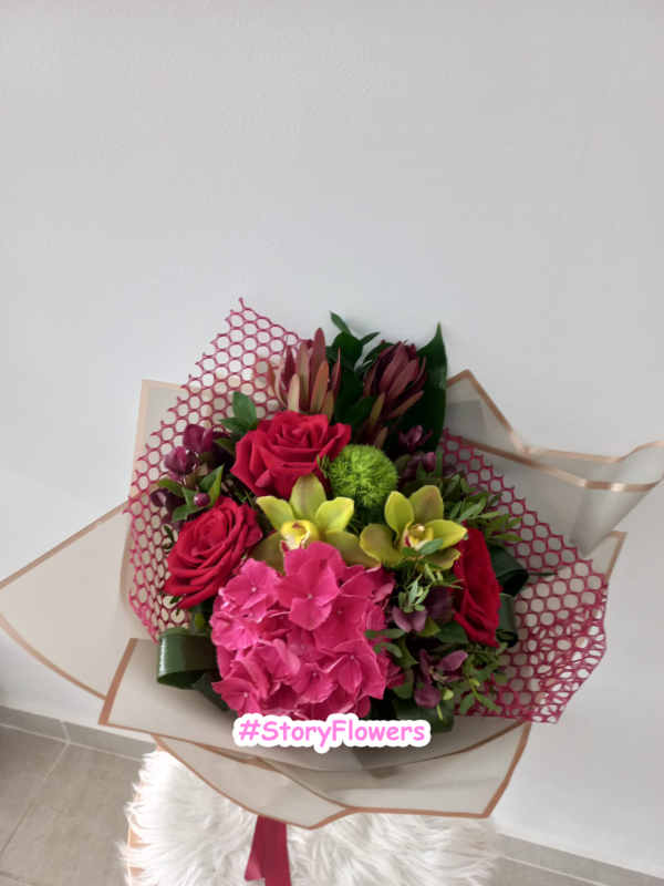 Buchet Bordo - imagine 3