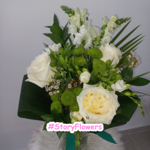 Buchet White and Green