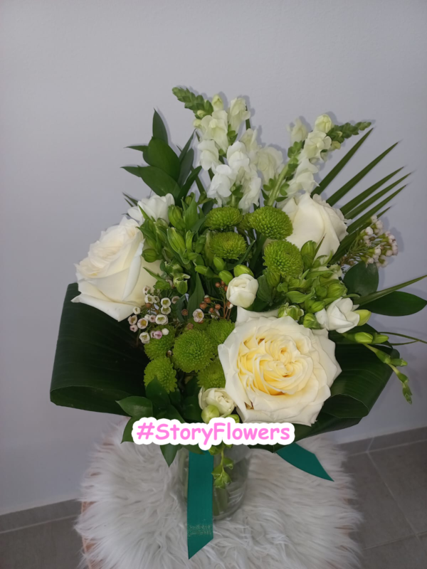 Buchet White and Green