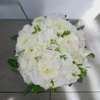 Buchet de mireasă cu ranunculus alb și hortensie albă - imagine 3