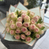 Buchet 35 trandafiri roz - imagine 4