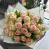 Buchet 35 trandafiri roz - imagine 3