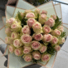Buchet 35 trandafiri roz - imagine 2