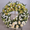Coroană cu trandafiri,cale și cymbidium