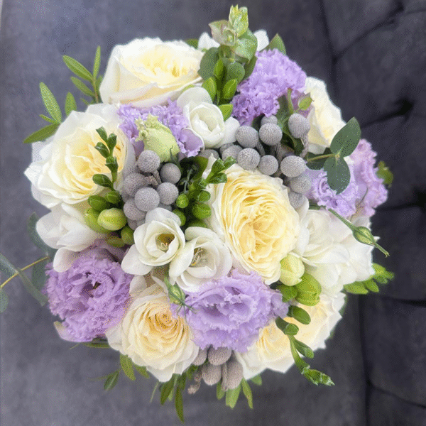 Buchet mireasa/nașa Silver Bloom - imagine 3
