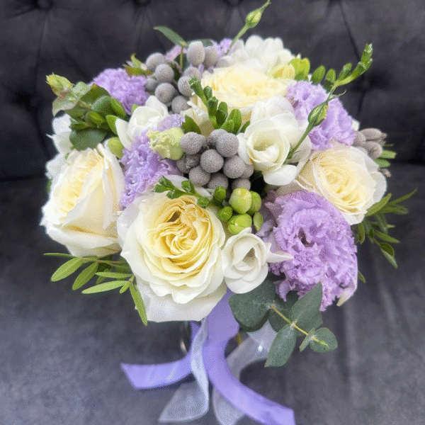 Buchet mireasa/nașa Silver Bloom - imagine 2